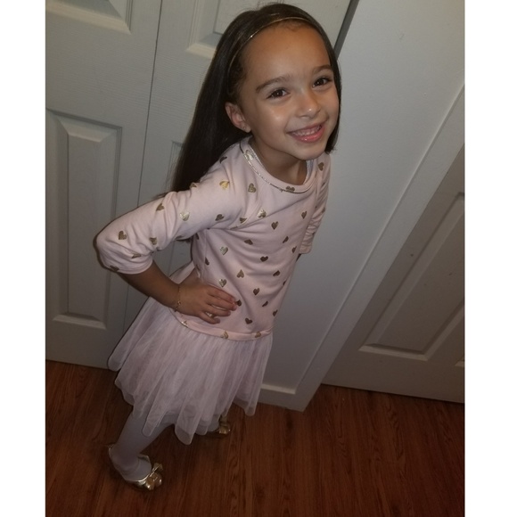 COPY - OSHKOSH B'GOSH PINK HEART TUTU DRESS SIZE 5T - Picture 7 of 8